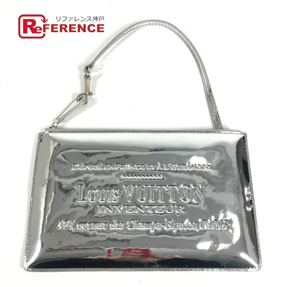 Louis Vuitton Monogram Miroir Pochette Plat Pouch Clutch Shoulder Bag Clutch